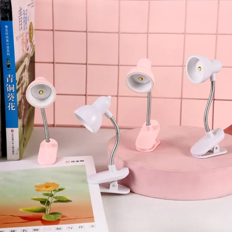 Portable Folding Clip Book Lamp with Stepless Dimming