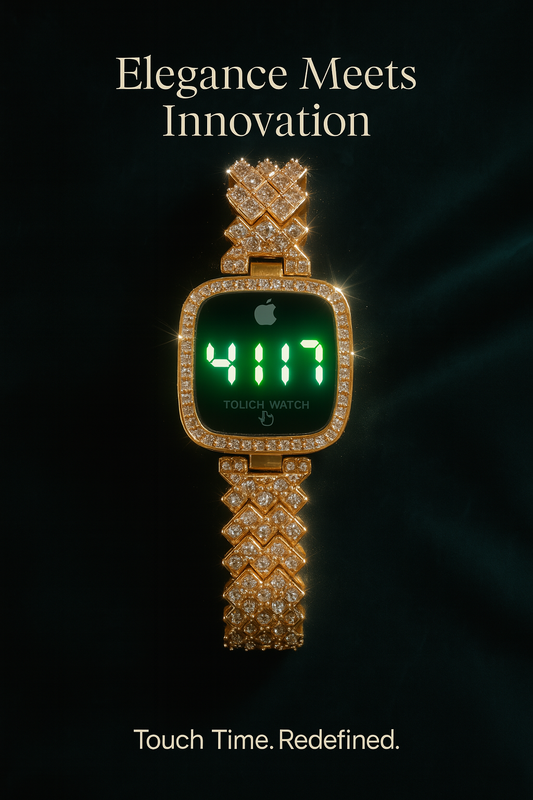 LED Touch Screen Watch – Waterproof, Cell Operated, Stylish Digital Wristwatch