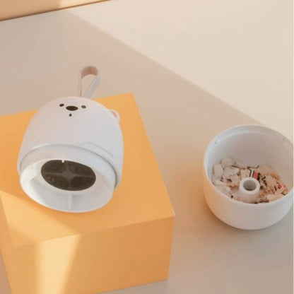 Mini Desktop Vacuum Cleaner with USB Charging – Portable 360° Swivel Dust Cleaner for Keyboards