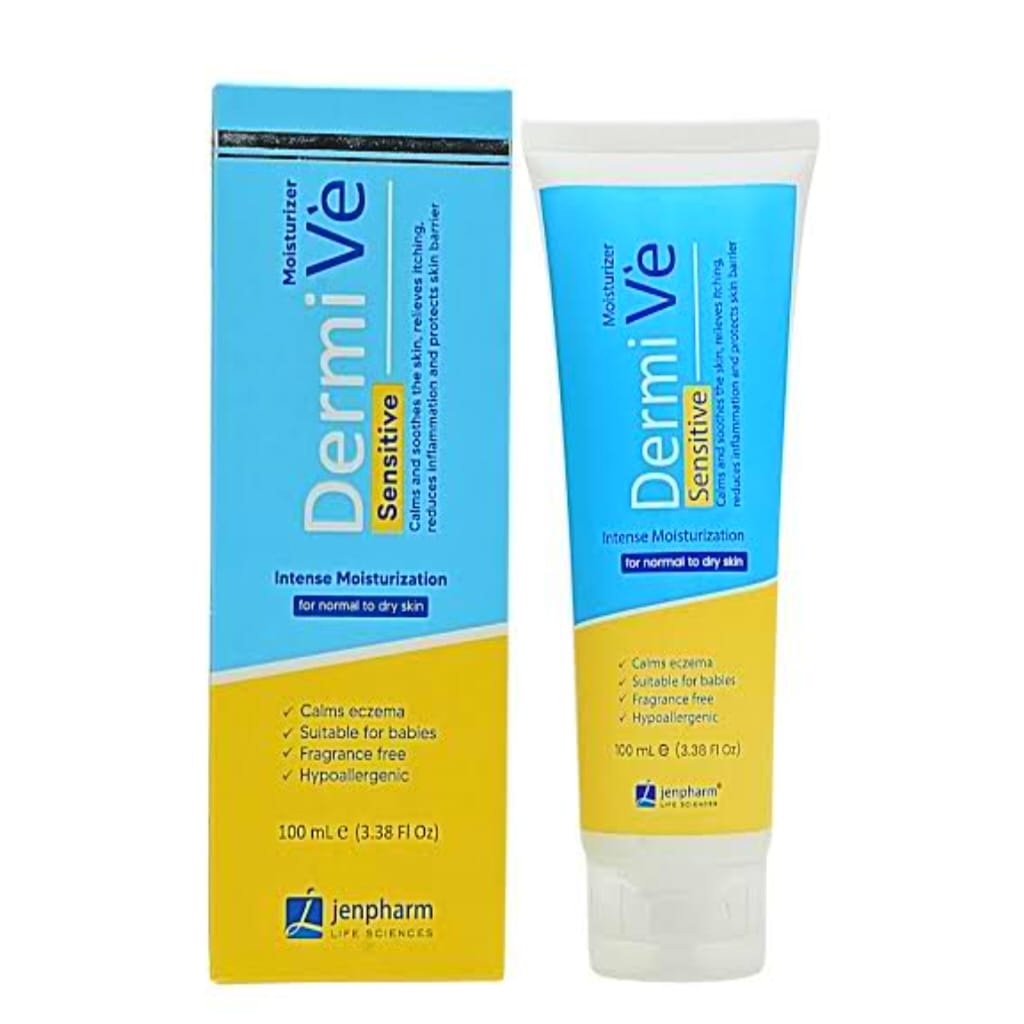 DermiVe Sensitive Calma Crema – Hypoallergenic Moisturizer for Babies & Adults with Dry Skin