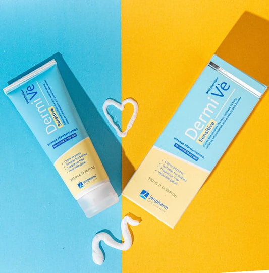 DermiVe Sensitive Calma Crema – Hypoallergenic Moisturizer for Babies & Adults with Dry Skin
