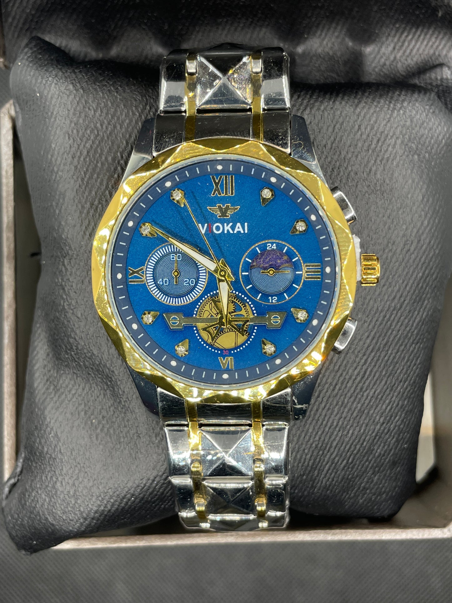 VIOKAI ORIGINAL WATER Resistant WATCH with Free Box