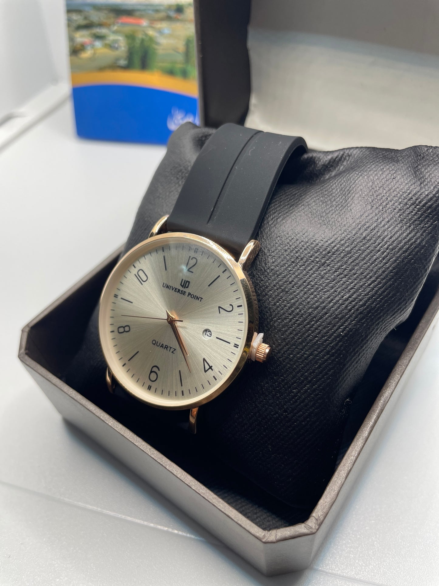 universal point Original magnetic strap dual lock watch with free box