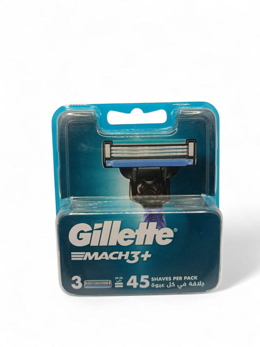 Gillette Mach 3+Razor Refills Pack of 3 USA Imported