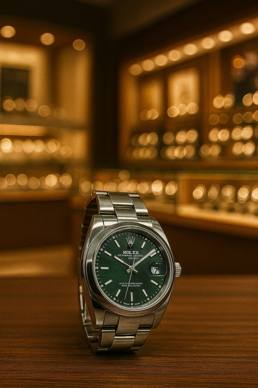 ROLEX SHINE ROUND DIAL WITH MASTER LOCK