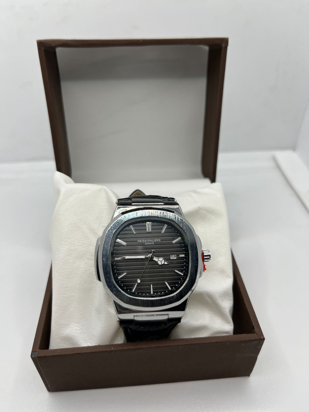 PATEK PHILIPPE ORIGINAL LETHER STRAP WATCH