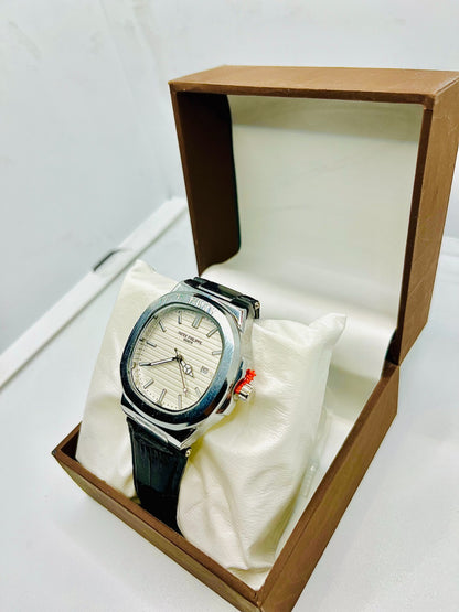 PATEK PHILIPPE ORIGINAL LETHER STRAP WATCH