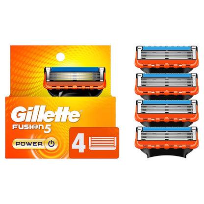 ORIGNAL Gillette Fusion 5 Men's Razor Blade Refills, 4 Count