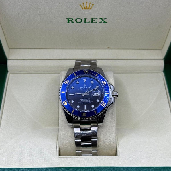Rolex Submariner blue rotating dial with master lock