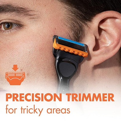 ORIGNAL Gillette Fusion 5 Men's Razor Blade Refills, 4 Count