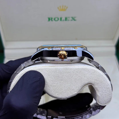 Rolex Automatic truetone with scelton golden white dial