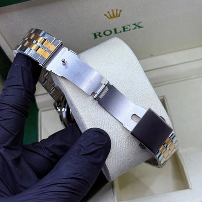 Rolex Automatic truetone with Skelton golden white dial