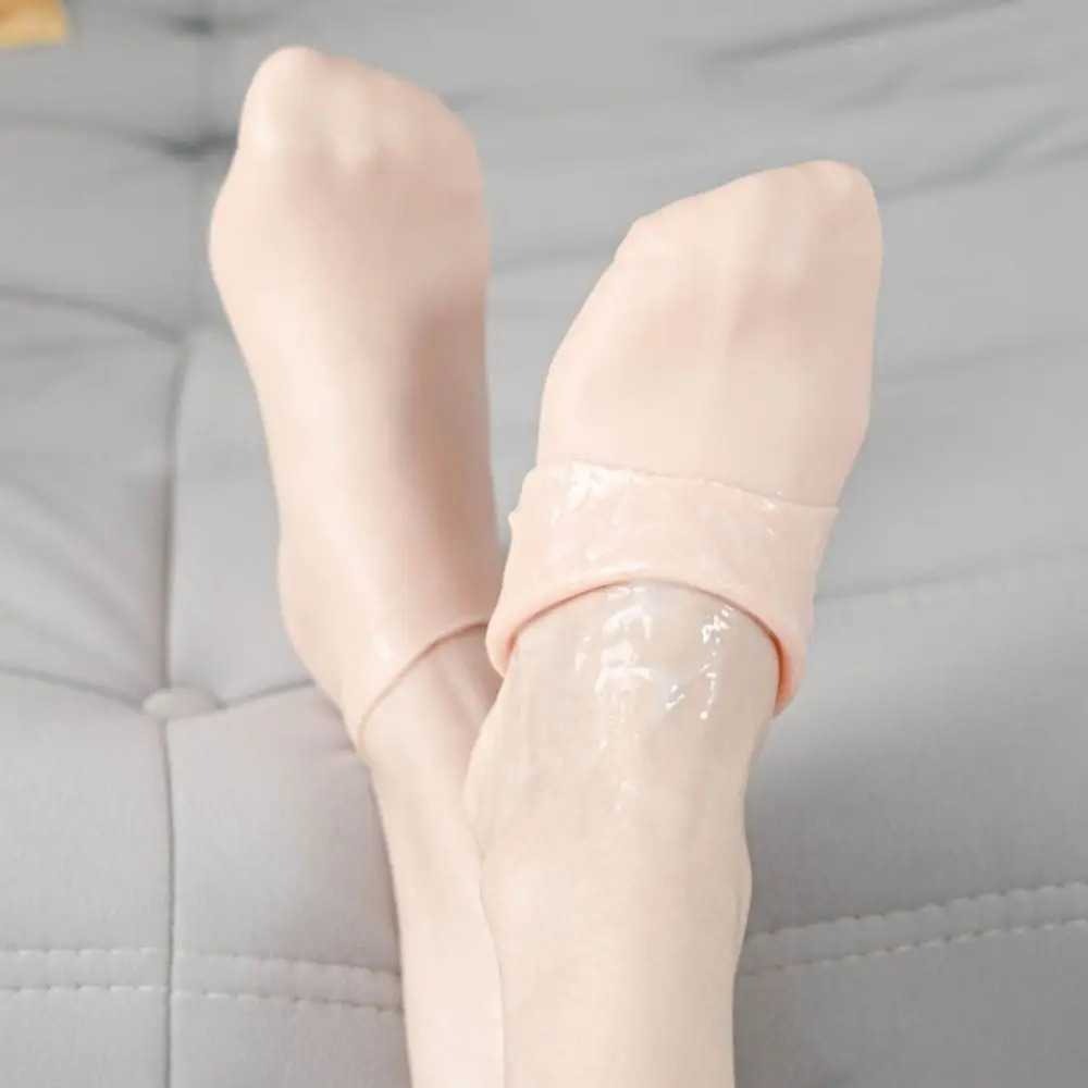 Silicone Moisturizing Socks Pain Relief Remove Dead Skin Skin Care Socks Anti Cracking Moisturizing