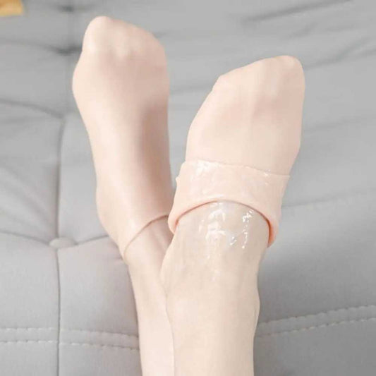 Silicone Moisturizing Socks Pain Relief Remove Dead Skin Skin Care Socks Anti Cracking Moisturizing