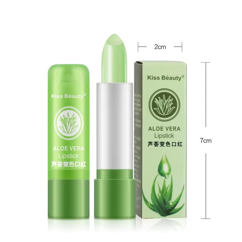 Magic Aloe Vera Color-Changing Lipstick – Moisturizing & Long-Lasting