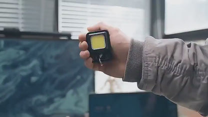 COB Rechargeable Keychain Light – Mini Portable LED Flashlight With USB Charging